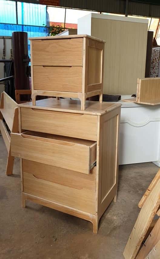 Mẫu tủ gỗ, tab đầu giường tại xưởng sản xuất VIETLINK Gia Lai